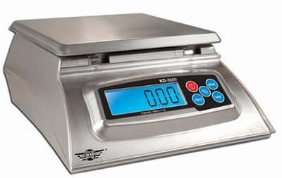 KD8000 Bakers Math Silver Digital Food Scale by My Weight