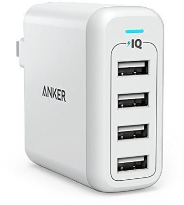 Anker 4-Port PowerPort USB Phone Charger