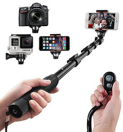 Arespark Self-Portrait Monopod Bluetooth Selfie Stick