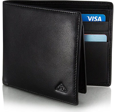 Motion Trend Leather RFID Credit Card Wallet