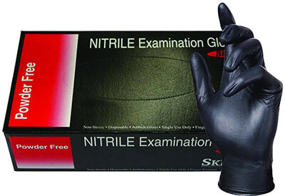 Skintx BLK50005-S-BX Exam Gloves