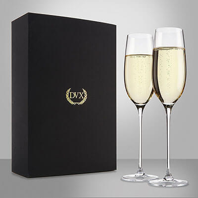 DUX Excelsior Handmade Crystal Champagne Flutes