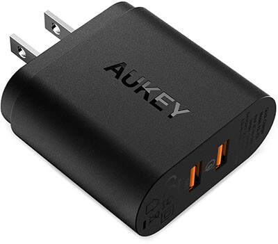 Aukey USB Phone Charger for Smartphones