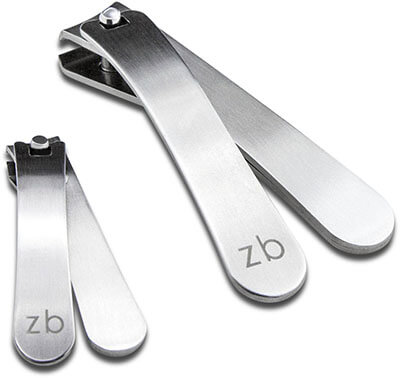 Nail Clipper Set - Zizzle Basics Stainless Steel, Men and Women clippers