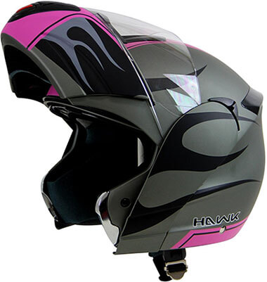 Hawk Helmets H-6656 Blaze Motorcycle Helmet