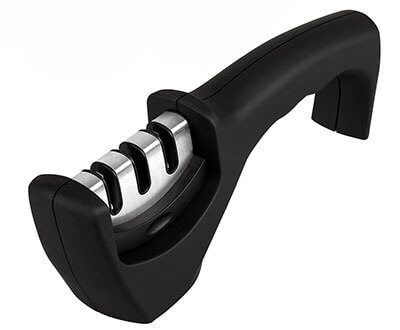 Gelindo 3-Stage Black Knife Sharpener