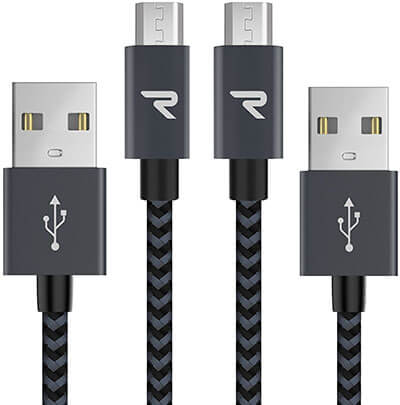 Rampow 2-Pack Micro USB Cables
