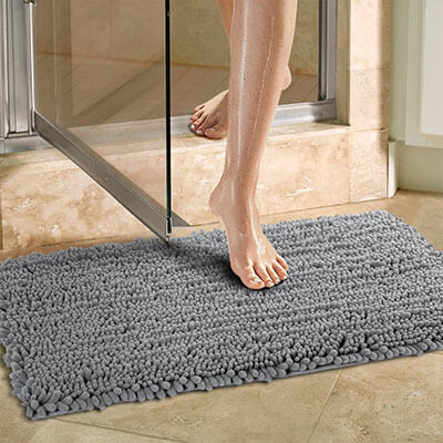 Norcho Absorbent Microfiber Non-Slip Bath Mat