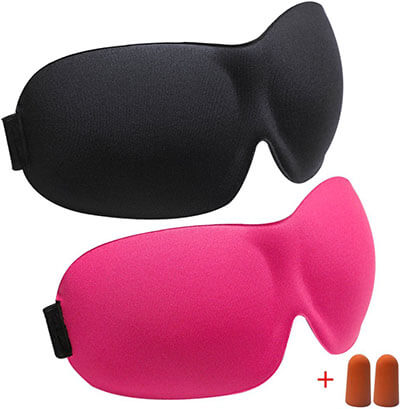 KEKU 3d 2 Pack Eye Masks