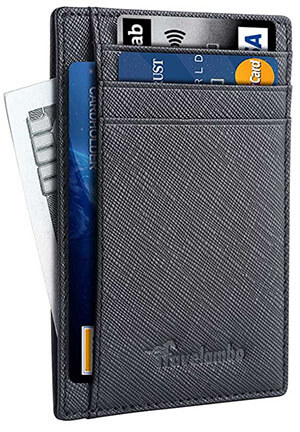 Travelambo Minimalist Slim Men’s Leather Wallets