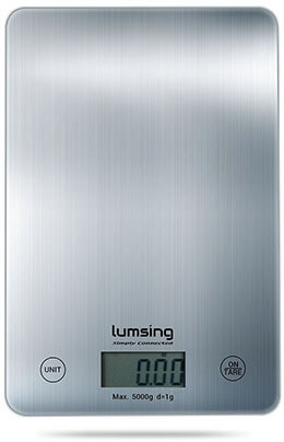 Lumsing Silver 11lb Kitchen Scale