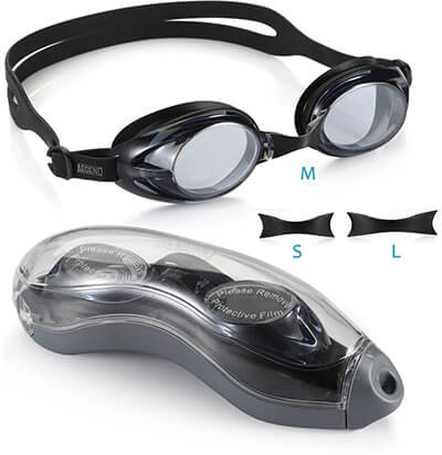 Aegend Silicone Anti-Fog Swimming Goggles