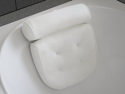 Viventive Luxury Spa Bath Pillow, Non-slipping, Extra Thick