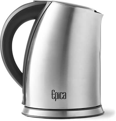 Epica Top-Rated Cordless Electric Kettle Stainless Steel