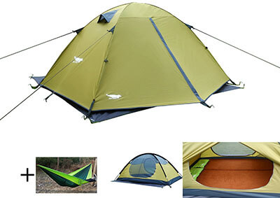 Luxe Tempo Enhanced 2-Person Tent for Camping