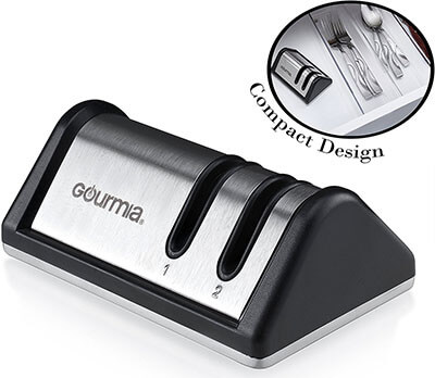 Gourmia GSH9710 Compact Knife Sharpener