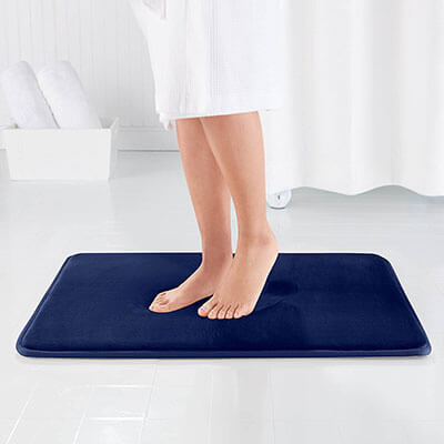 Genteele Supr Cozy Velvet Small Bath Mat