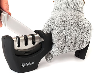 Kitchellence 3-Stage Kitchen Knife Sharpener