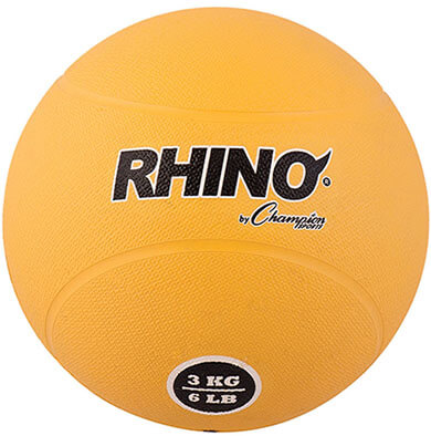 Champion Sports Rubber Medicine Ball