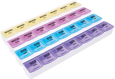 Apex 7-day Mediplanner Pill Organizer