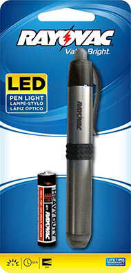 Rayovac Value Bright BRSLEDPEN-B 3-Lumen LED Pen Light