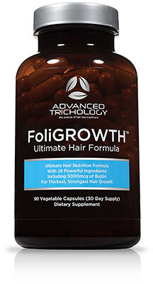 Advanced Trichology FoliGROWTH Hair Growth Vitamin, Vegan Formula