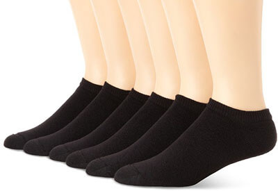 Hanes Men's 6 Pack No Show Socks
