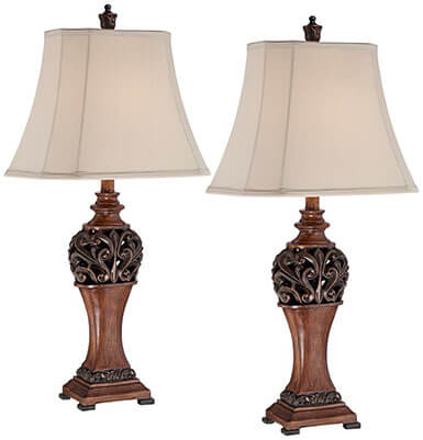 Regency Hill Exeter Bronze Table Lamp