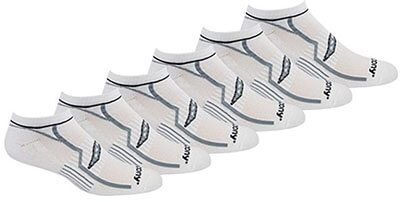 Saucony Men's Performance No-Show Socks, 6 Packs