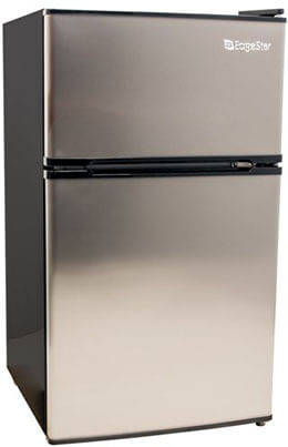 EdgeStar 3.1 Cu Compact Stainless Steel Freezer/Fridge