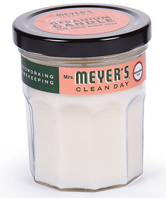 Mrs. Meyer's Merge Clean Day Geranium Scented Soy Candle