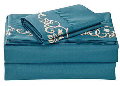 J.Home Fashions 4pc Full Bed Sheet Set 1500 Thread Count