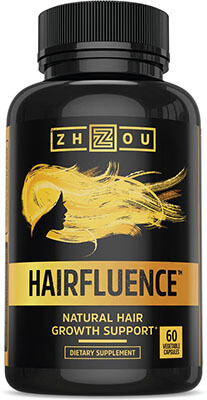 Zhou Nutrition Hairfluence All Natural Hair Growth Formula