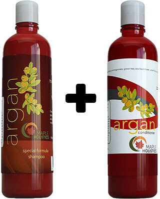 Argan Hair Conditioner Set Oil Shampoo