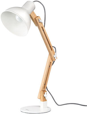 Tomons Wood Swing Arm Designer Table Lamp