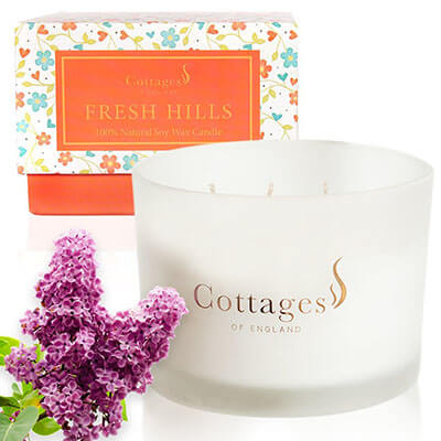 Cottages of England Soy 3-wick Scented Candle