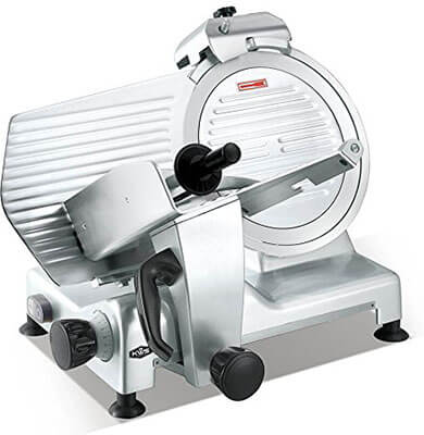 KitchenWare Station Deluxe Commercial 420w Electric Meat Slicer