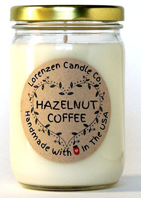 Lorenzen Candle Co Hazelnut Coffee Soy Candle