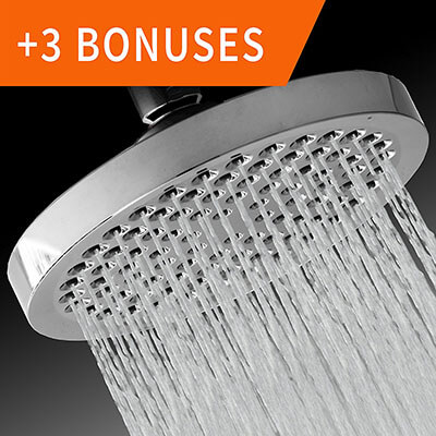 SomovWorld Rainfall Luxury Chrome Shower Head