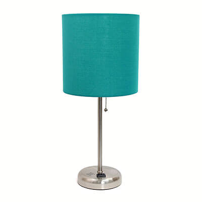 Limelights LT2024-TEL Brushed Steel Lamp