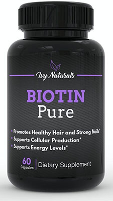 Ivy Naturals Pure Biotin, Strong Hair and Nails, Clear Skin