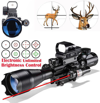 AOTOP Tactical Combo Rifle Scope for AR15