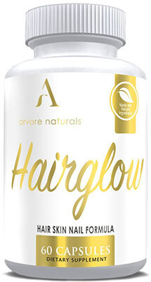 Arvore Naturals HairGrow, Natural Ingredients, Nail and Hair Boost