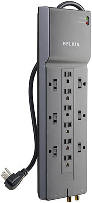 Belkin BE112230-08 Power Strip Surge Protector, 12-Outlet
