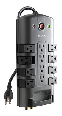 Belkin Power Strip Surge Protector, 12-Outlet Pivot-Plug, 4320 Joules