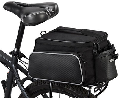 BlueTop Bicycle Back Seat Tote Bag Pannier