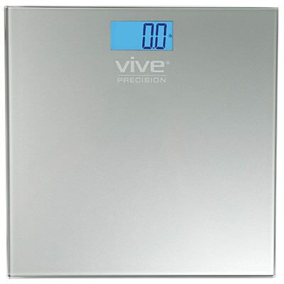 Vive Precision Electronic Digital Bathroom Scale, Easy to Read