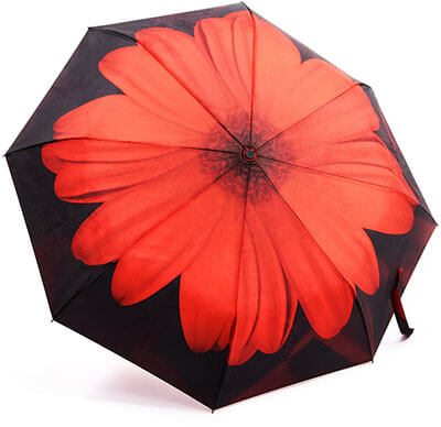 Oak Leaf Lightweight Rain Travel Umbrella