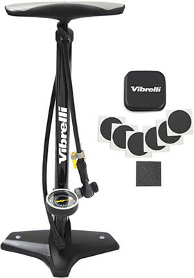Vibrelli Performance Bike Floor Pump