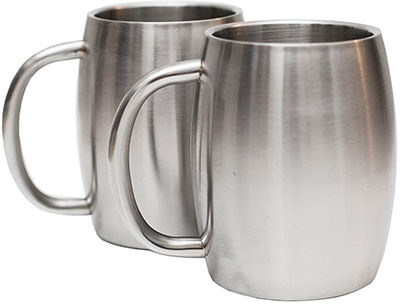 Avito Set of 2, Stainless -steel cups.